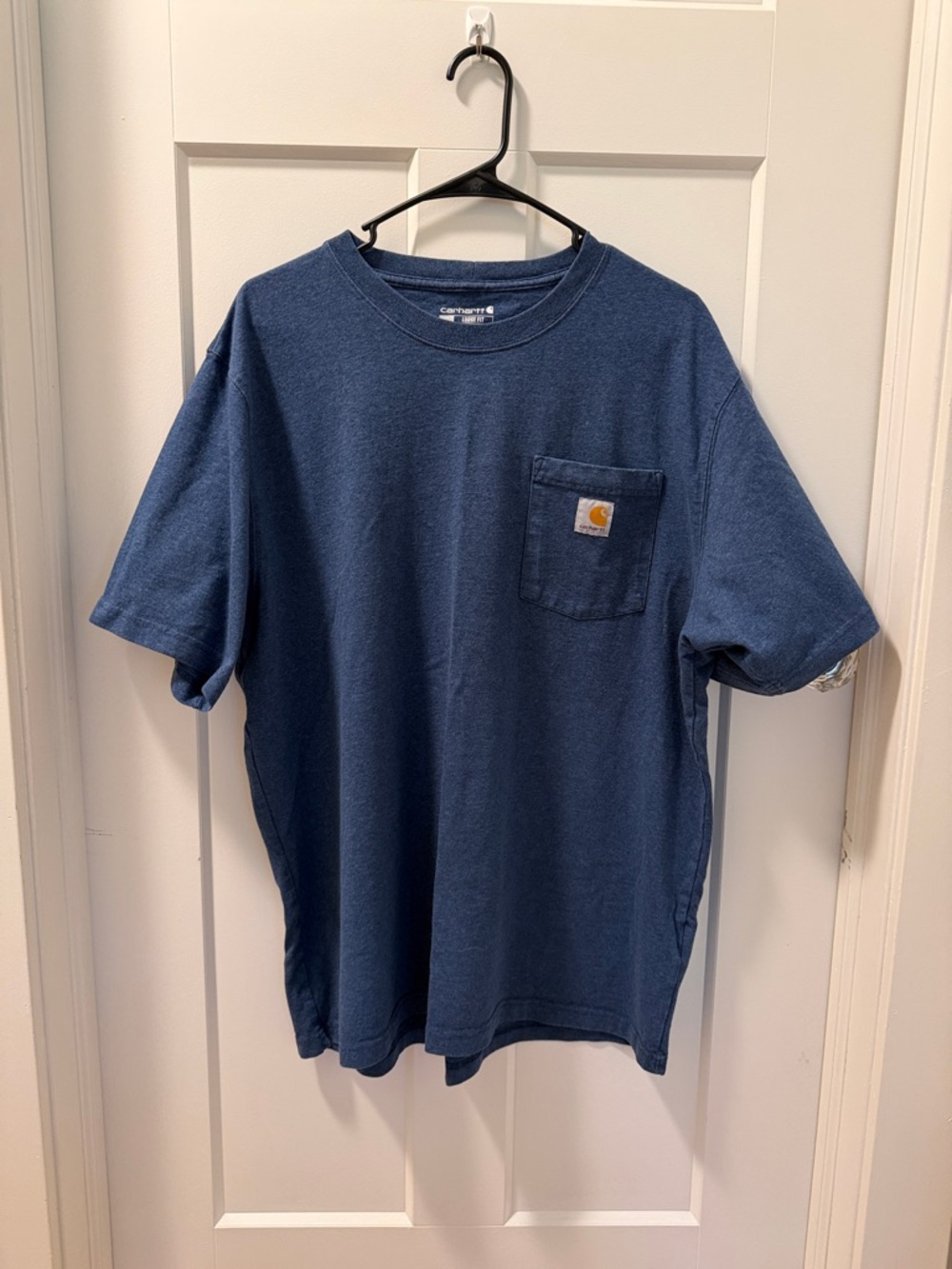 Carhartt Men's Dark Blue Pocket Short-Sleeve Tee